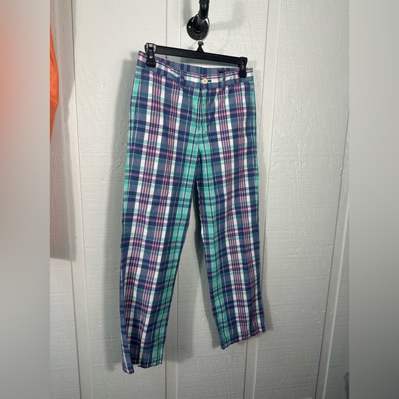 Vineyard Vines Other - Vineyard Vines Boys Seaway Plaid Club Pants Size 14 EUC